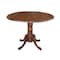 International Concepts 42 in. Dual Drop Leaf Table with 2 Cross Back Dining Chairs - 3 Piece Dining Set K581-42DP-C-14P - alternate 8
